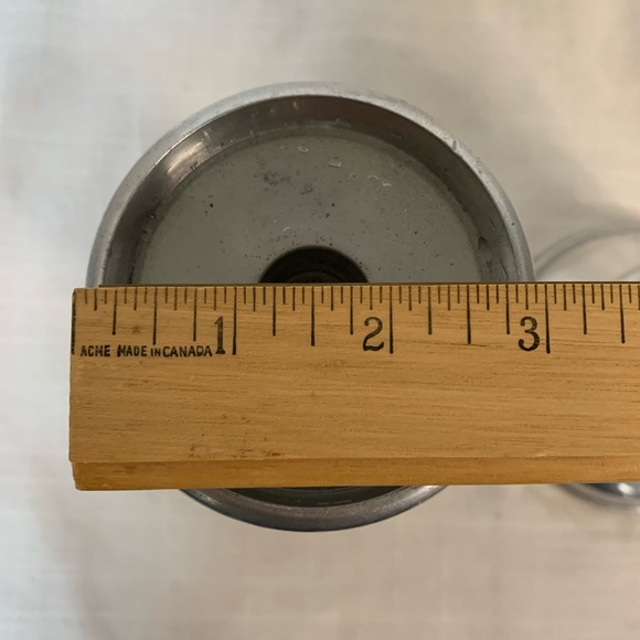 METAL CANDLEHOLDERS | Set of 2 | Chunky Pillar or Taper - Picture 3 of 5